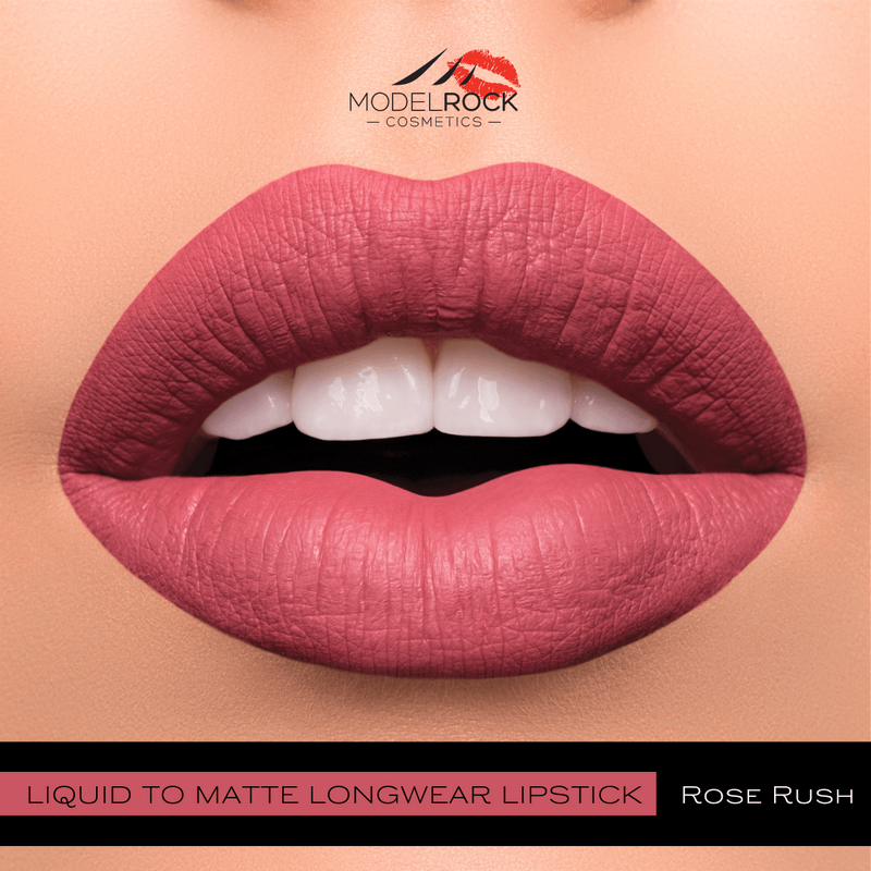 "ROSE RUSH" LIQUID TO MATTE LONGWEAR LIPSTICK