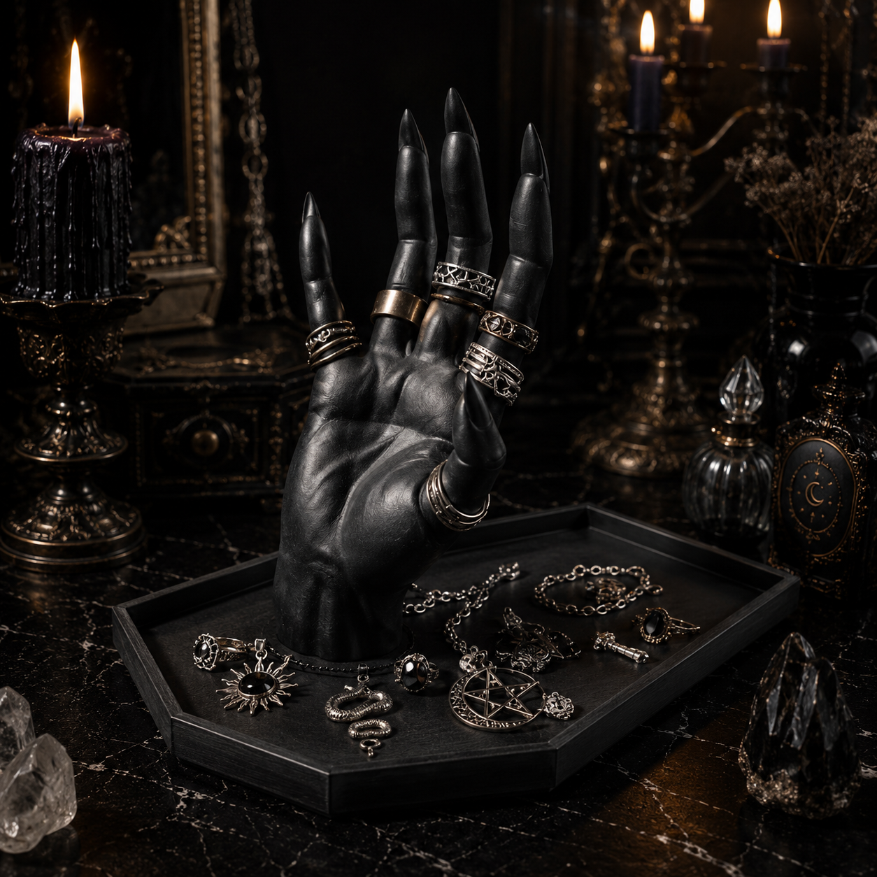 The Crone's Hand Jewellery Holder