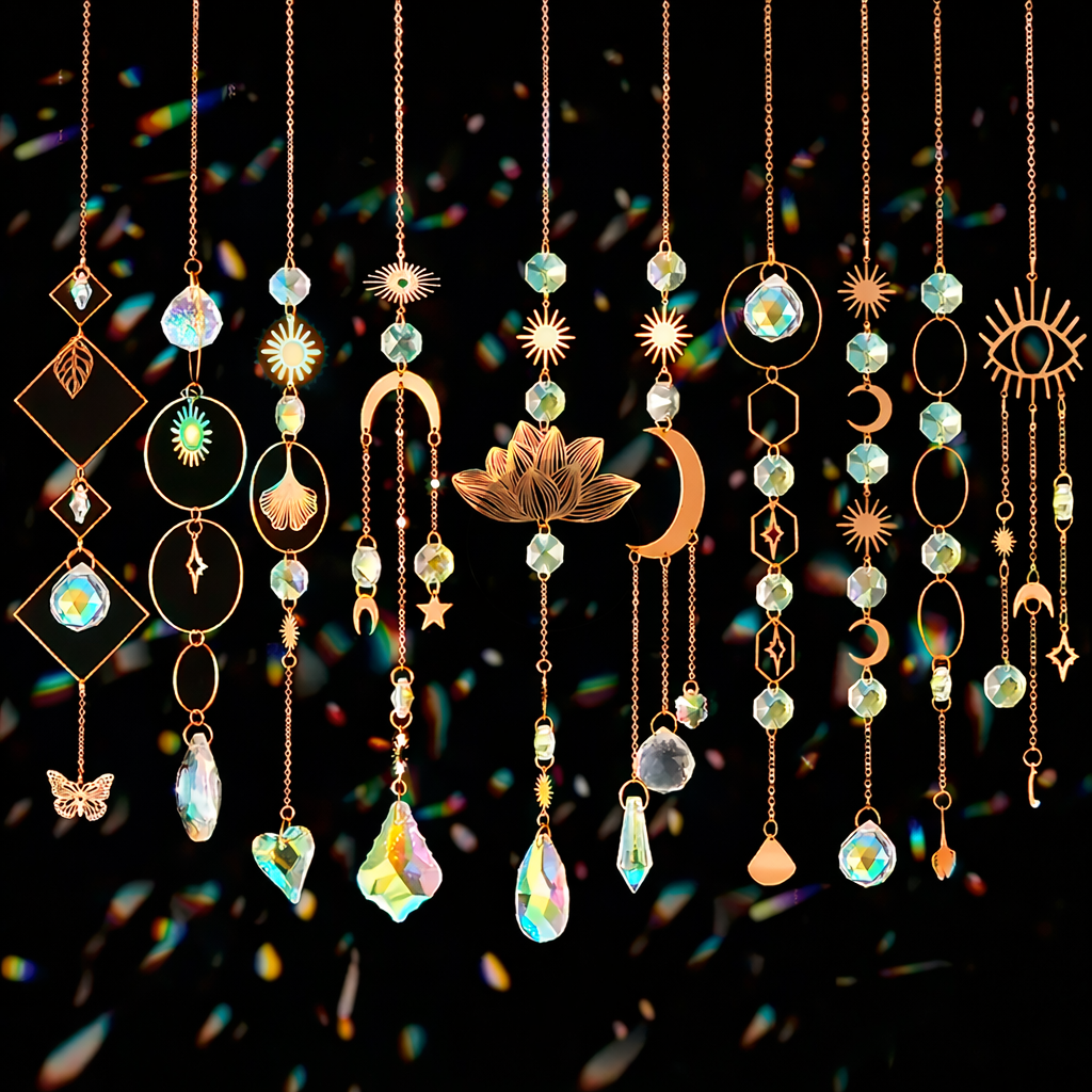 Mystical Gold Sun Catchers