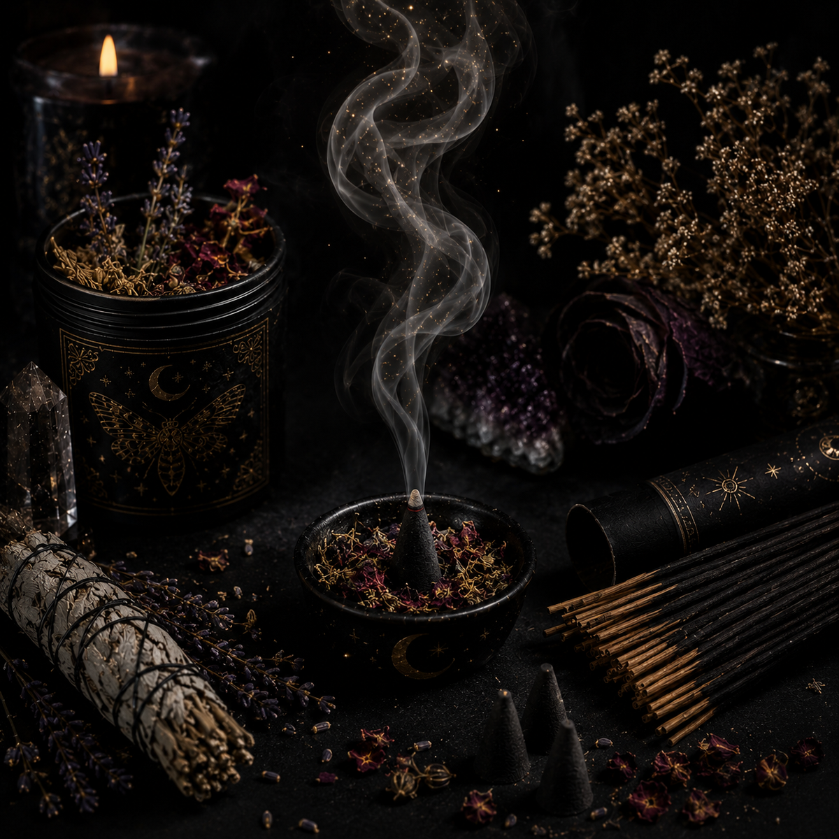 BURNERS, DIFFUSERS, OILS & INCENSE