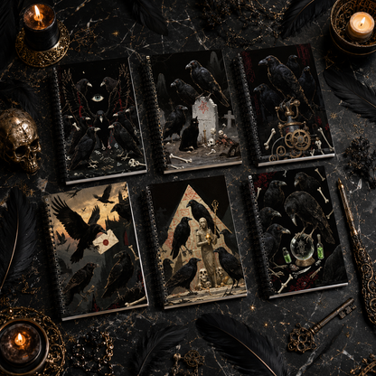 The Raven Archives Pocket Notebook Collection (Set of 6)