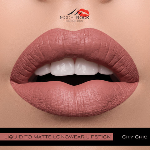 "CITY CHIC" LIQUID TO MATTE LONGWEAR LIPSTICK