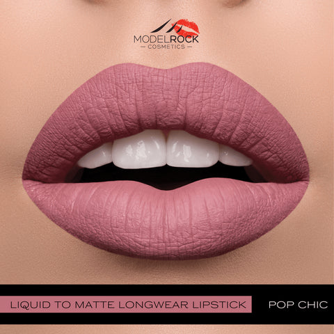 "POP CHIC" LIQUID TO MATTE LONGWEAR LIPSTICK