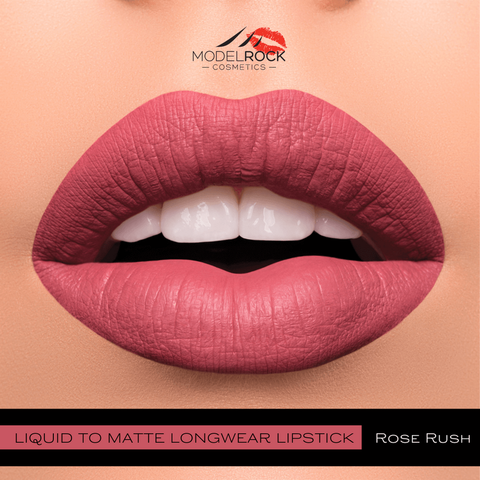 "ROSE RUSH" LIQUID TO MATTE LONGWEAR LIPSTICK