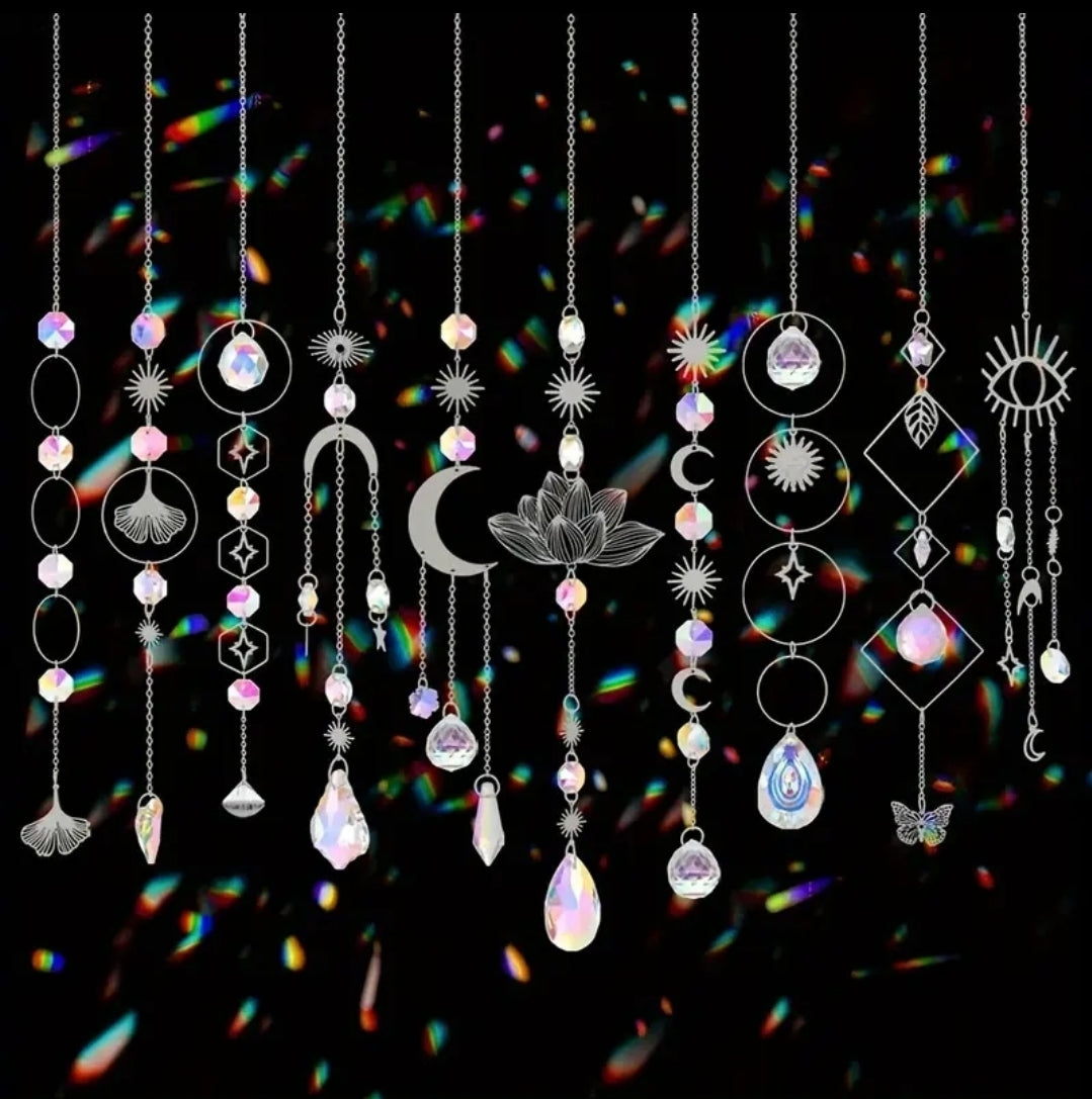 Mystical Silver Sun Catchers