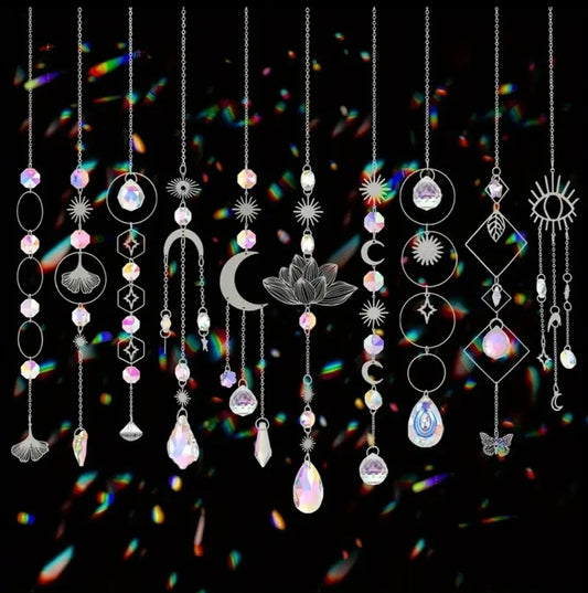 Mystical Silver Sun Catchers