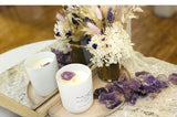 XL TWO WICK AMETHYST CRYSTAL INFUSED CANDLE