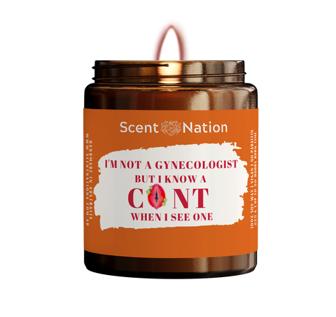 I'M NOT A GYNAECOLOGIST BUT I KNOW A !@#$ SOY CANDLE