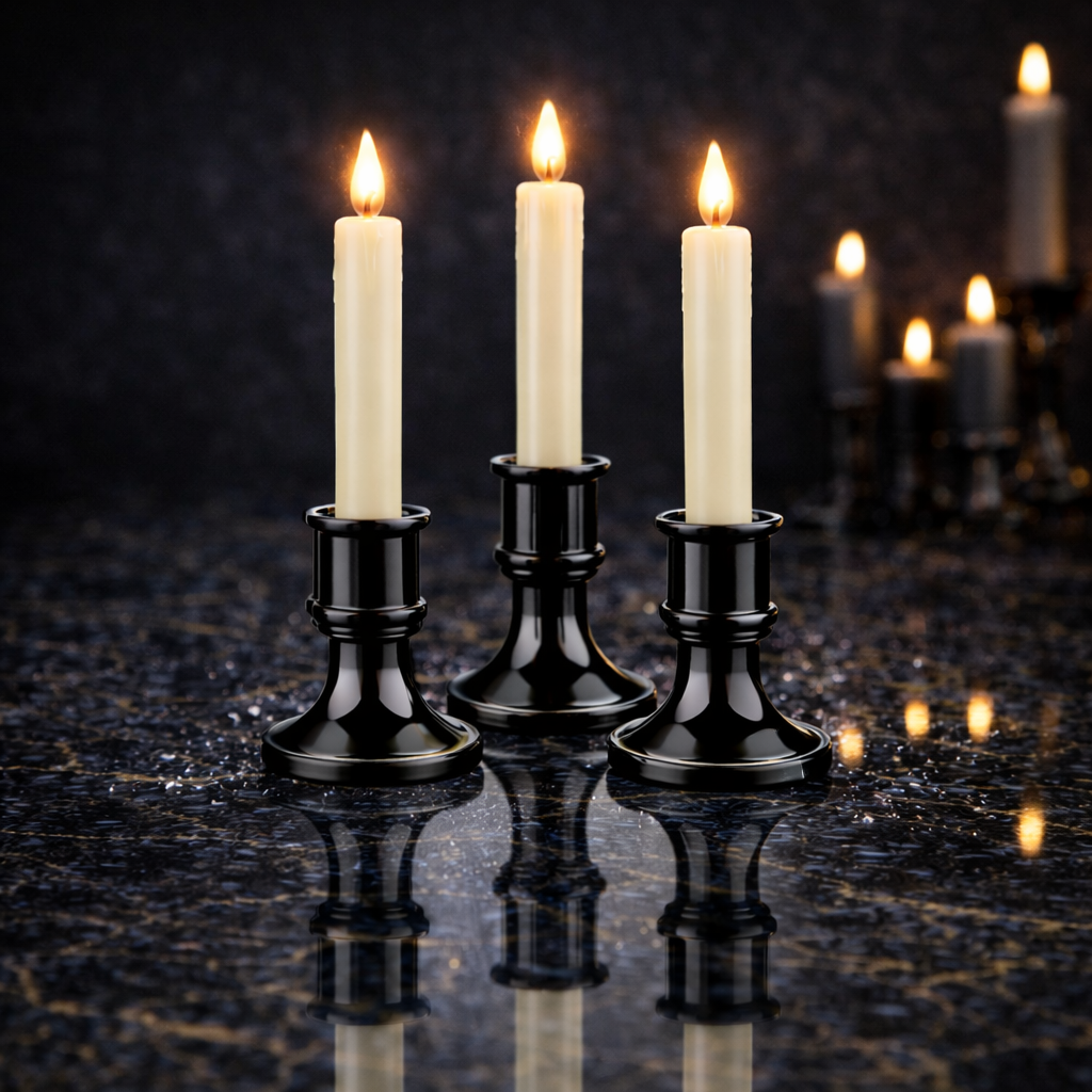 Shadow LED Taper Holders