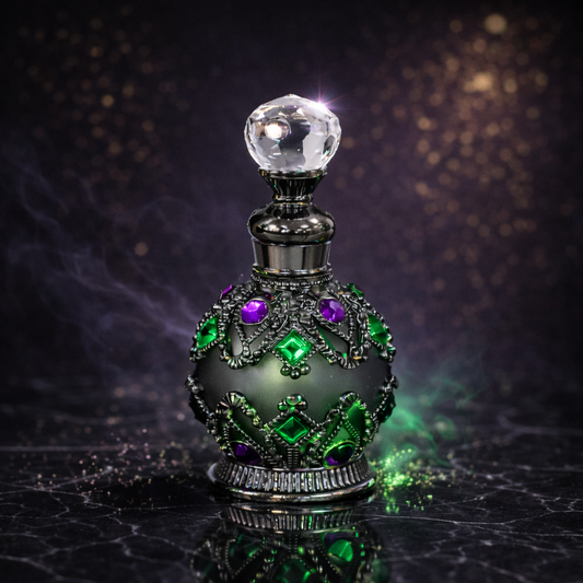 Potion Vessel - Emerald & Obsidian