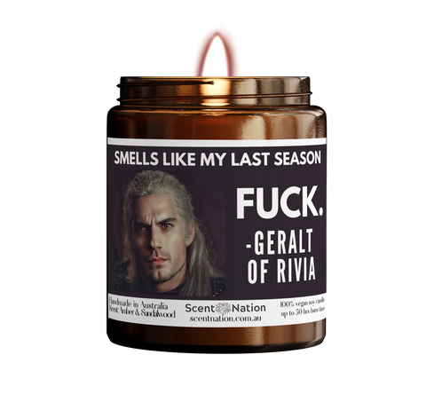 THE WITCHER GERALT OF RIVERA SOY CANDLE